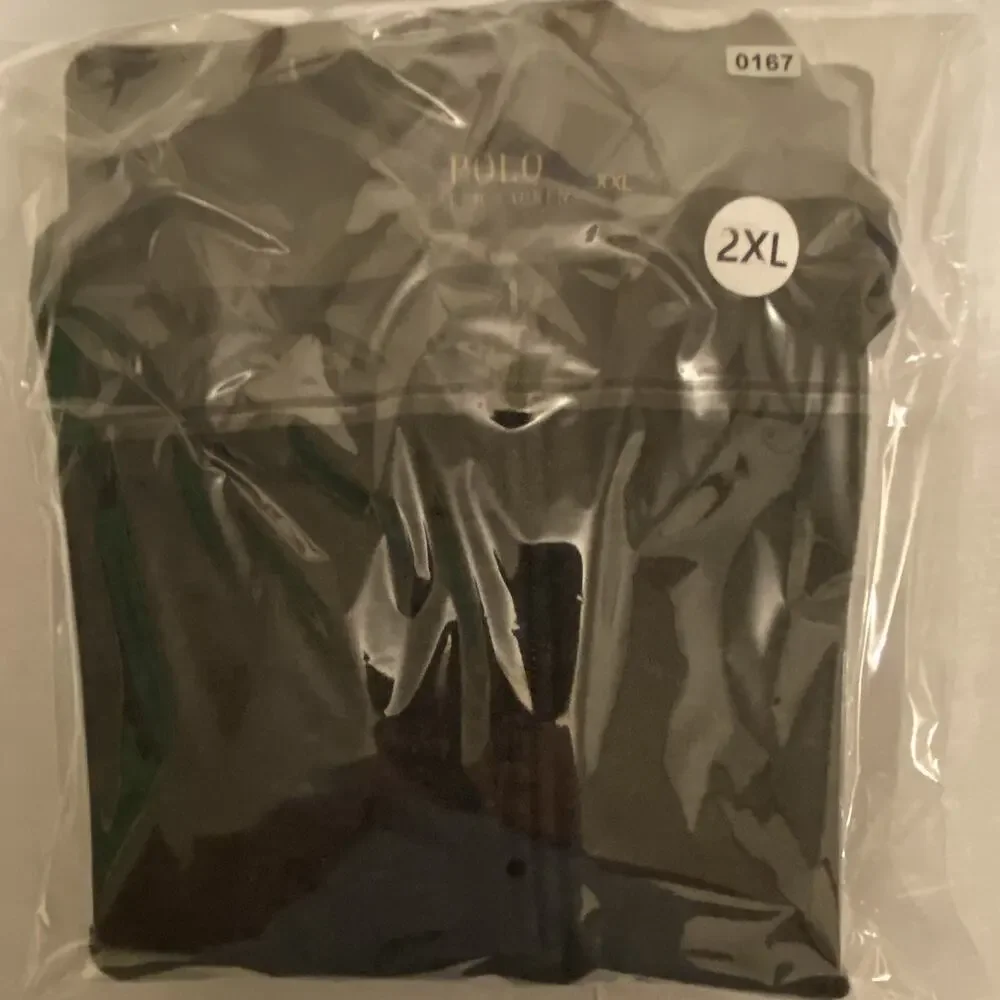 Polo Ralph Lauren Men's Gray 1/4 Zip Mock Neck Knit Sweatshirt 2XL Logo
